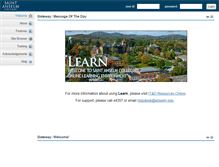 Tablet Screenshot of learn.anselm.edu